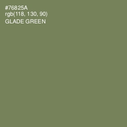 #76825A - Glade Green Color Image